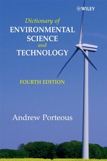 Couverture_Dictionary of Environmental Science and Technology