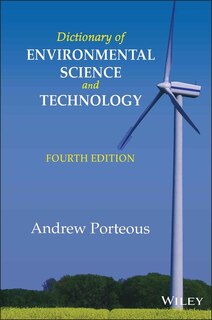Front cover_Dictionary of Environmental Science and Technology