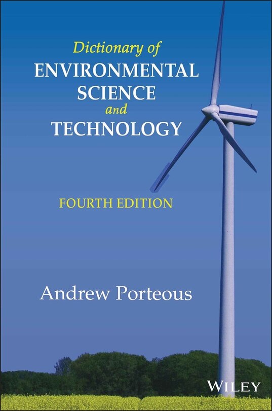Front cover_Dictionary of Environmental Science and Technology