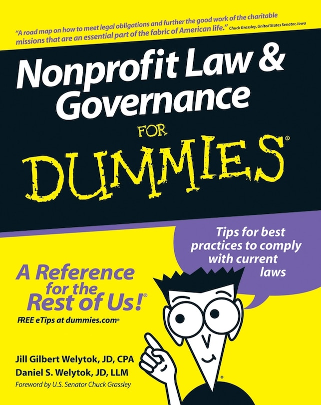 Couverture_Nonprofit Law and Governance For Dummies