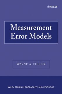 Front cover_Measurement Error Models