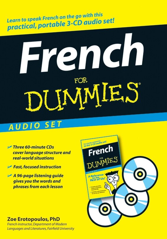 Front cover_French For Dummies Audio Set