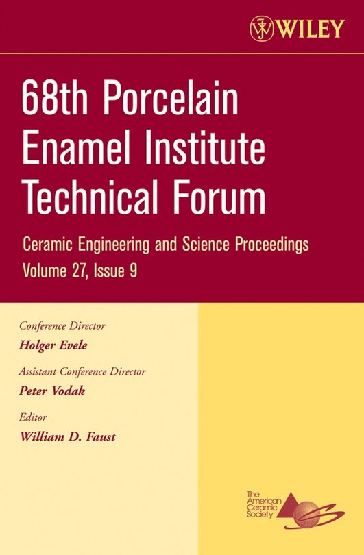 Couverture_68th Porcelain Enamel Institute Technical Forum, Volume 27, Issue 9