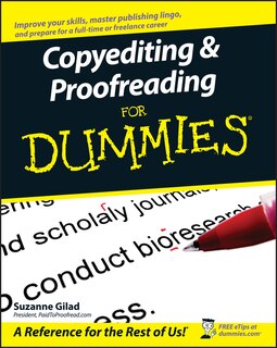 Front cover_Copyediting and Proofreading For Dummies