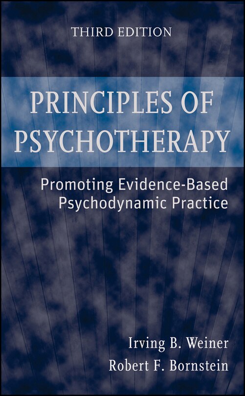 Front cover_Principles of Psychotherapy