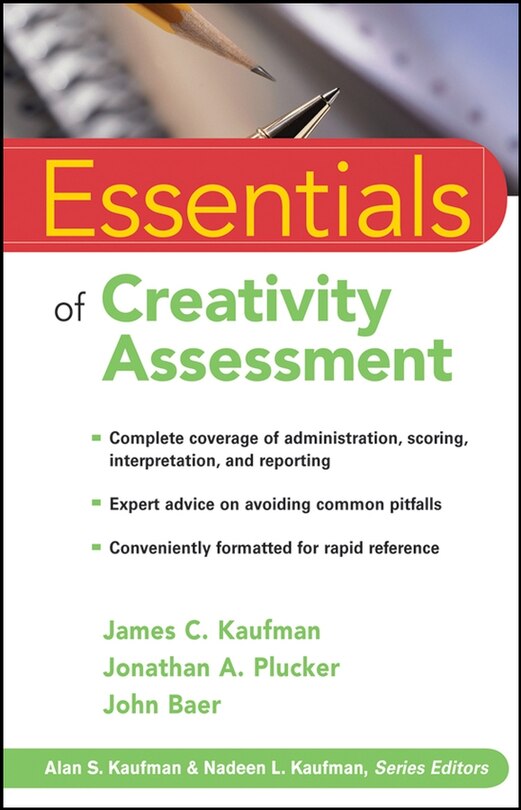 Couverture_Essentials of Creativity Assessment