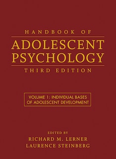 Couverture_Handbook of Adolescent Psychology, Volume 1