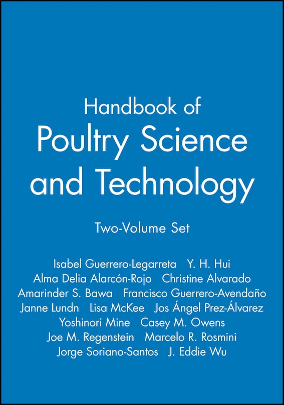 Front cover_Handbook Of Poultry Science And Technology, Set