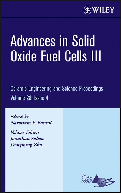 Couverture_Advances in Solid Oxide Fuel Cells III, Volume 28, Issue 4