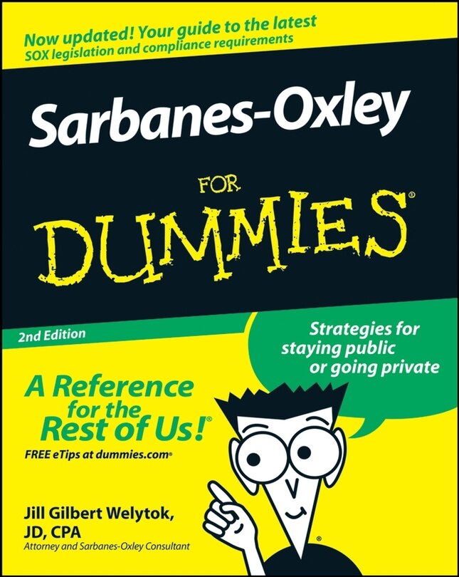 Front cover_Sarbanes-Oxley For Dummies