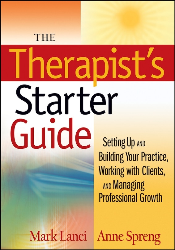 Front cover_The Therapist's Starter Guide