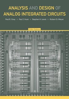 Front cover_Analysis and Design of Analog Integrated Circuits