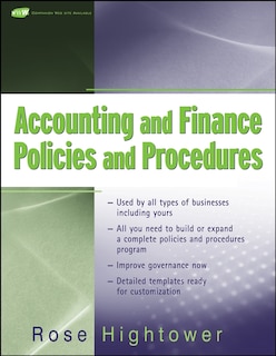 Couverture_Accounting and Finance Policies and Procedures, (with URL)