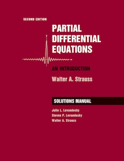 Front cover_Partial Differential Equations: An Introduction, 2e Student Solutions Manual