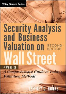Front cover_Security Analysis and Business Valuation on Wall Street, + Companion Web Site