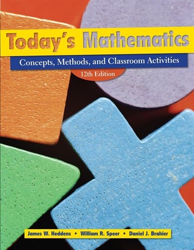 Front cover_Today's Mathematics, (Shrinkwrapped with CD inside envelop inside front cover of Text)