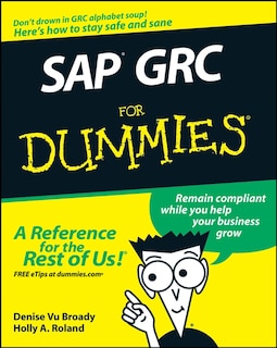Front cover_SAP GRC For Dummies