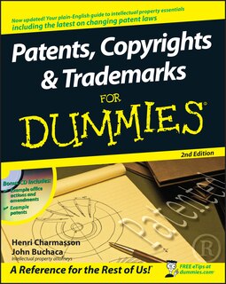 Front cover_Patents, Copyrights and Trademarks For Dummies