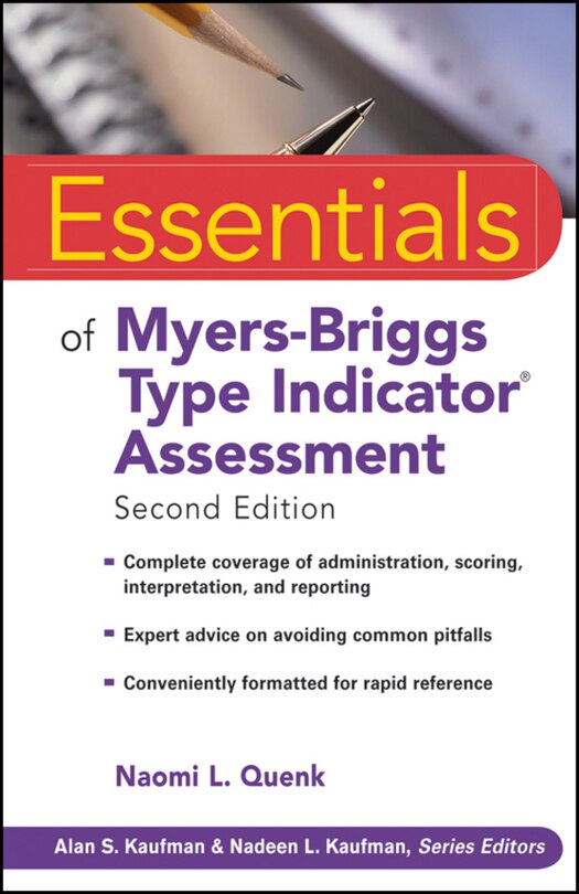Front cover_Essentials of Myers-Briggs Type Indicator Assessment