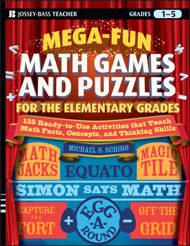 Front cover_Mega-Fun Math Games and Puzzles for the Elementary Grades