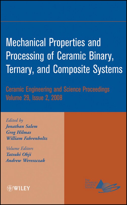 Front cover_Mechanical Properties and Performance of Engineering Ceramics and Composites IV, Volume 29, Issue 2