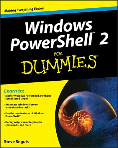 Front cover_Windows PowerShell 2 For Dummies