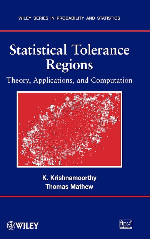 Front cover_Statistical Tolerance Regions