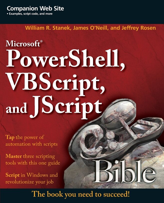 Front cover_Microsoft PowerShell, VBScript and JScript Bible