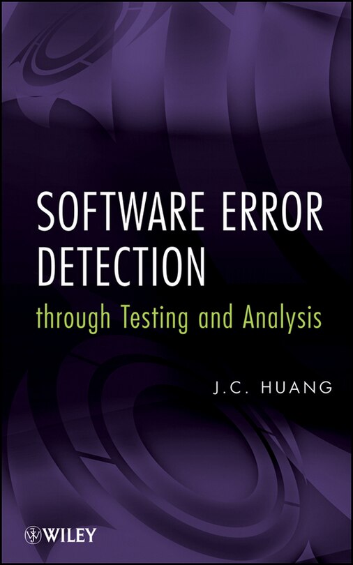 Front cover_Software Error Detection through Testing and Analysis