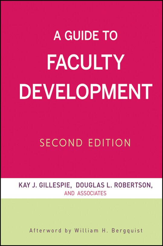 Couverture_A Guide to Faculty Development