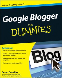 Couverture_Google Blogger For Dummies