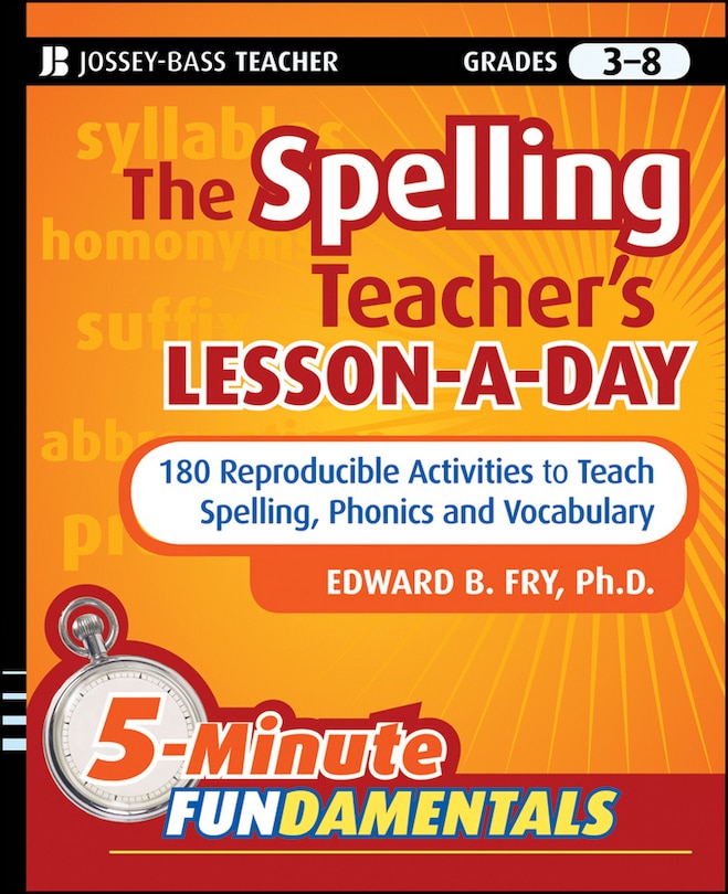 Front cover_The Spelling Teacher's Lesson-a-Day