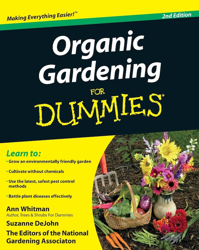 Front cover_Organic Gardening For Dummies