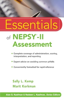 Couverture_Essentials of NEPSY-II Assessment