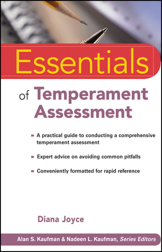 Couverture_Essentials of Temperament Assessment