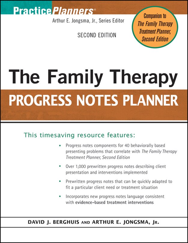 Front cover_The Family Therapy Progress Notes Planner