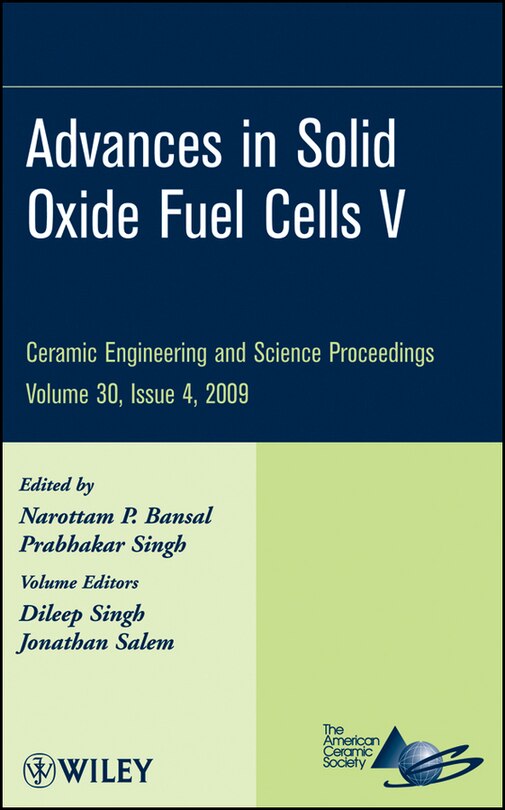 Front cover_Advances in Solid Oxide Fuel Cells V, Volume 30, Issue 4