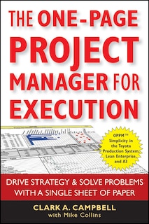 Couverture_The One-Page Project Manager for Execution