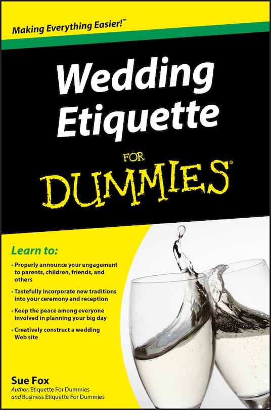 Front cover_Wedding Etiquette For Dummies