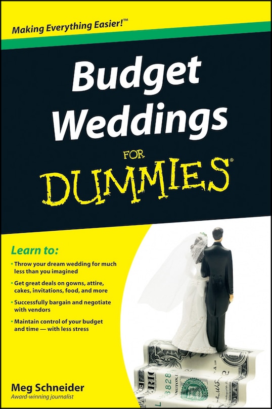 Front cover_Budget Weddings For Dummies