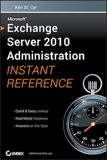 Couverture_Microsoft Exchange Server 2010 Administration Instant Reference