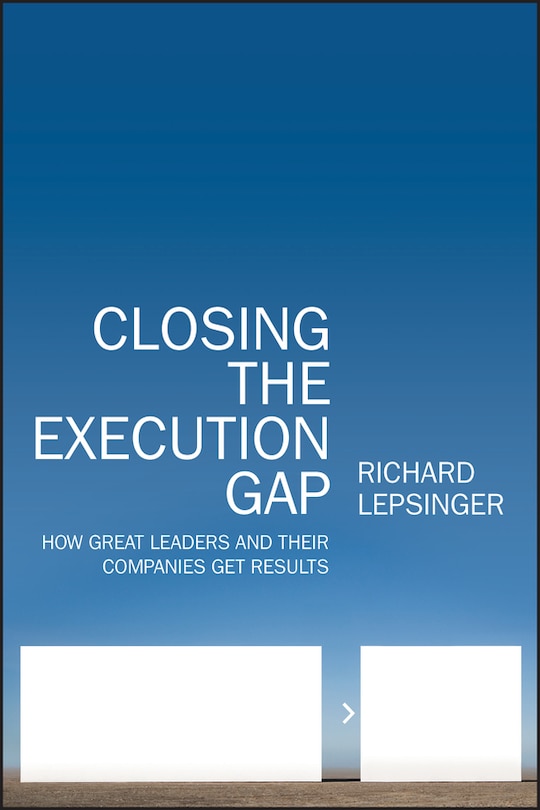 Front cover_Closing the Execution Gap