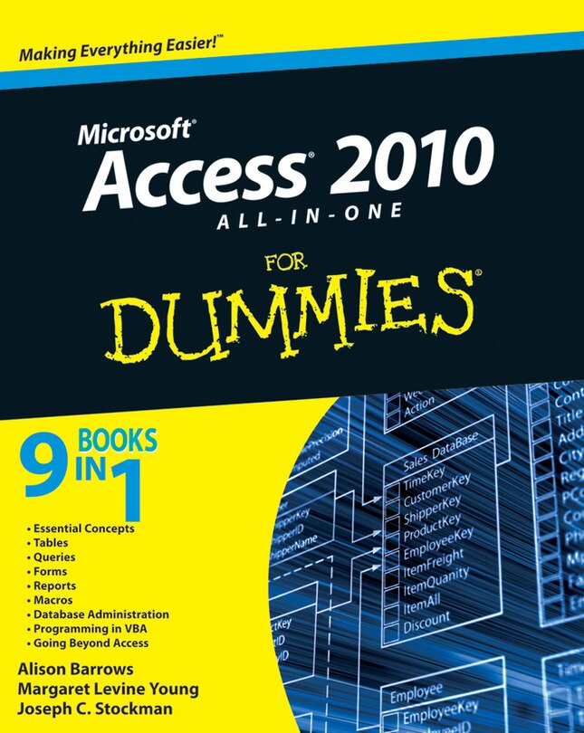 Front cover_Access 2010 All-in-One For Dummies
