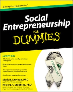 Front cover_Social Entrepreneurship For Dummies