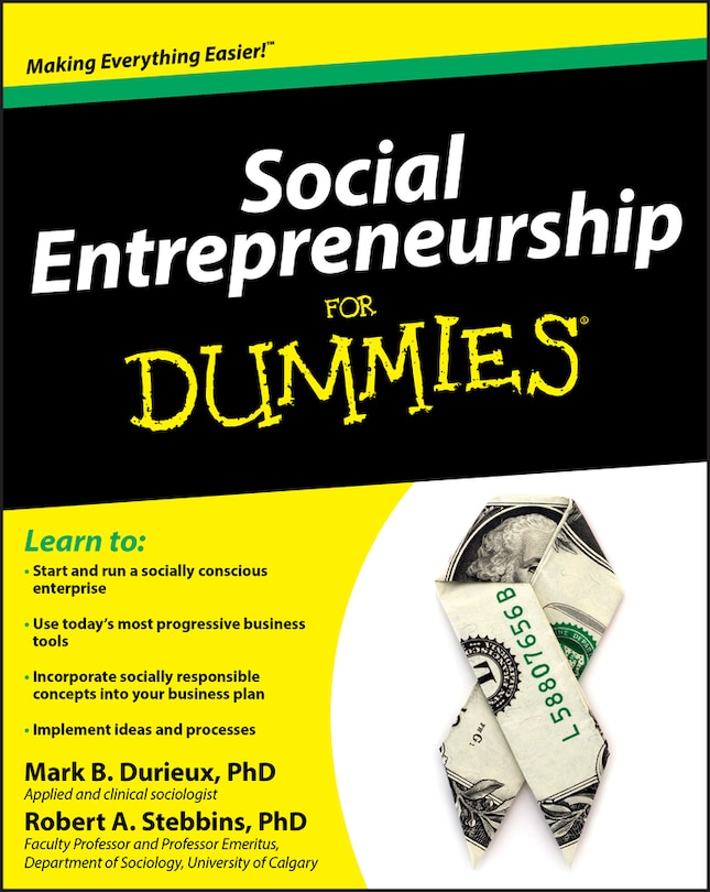 Front cover_Social Entrepreneurship For Dummies