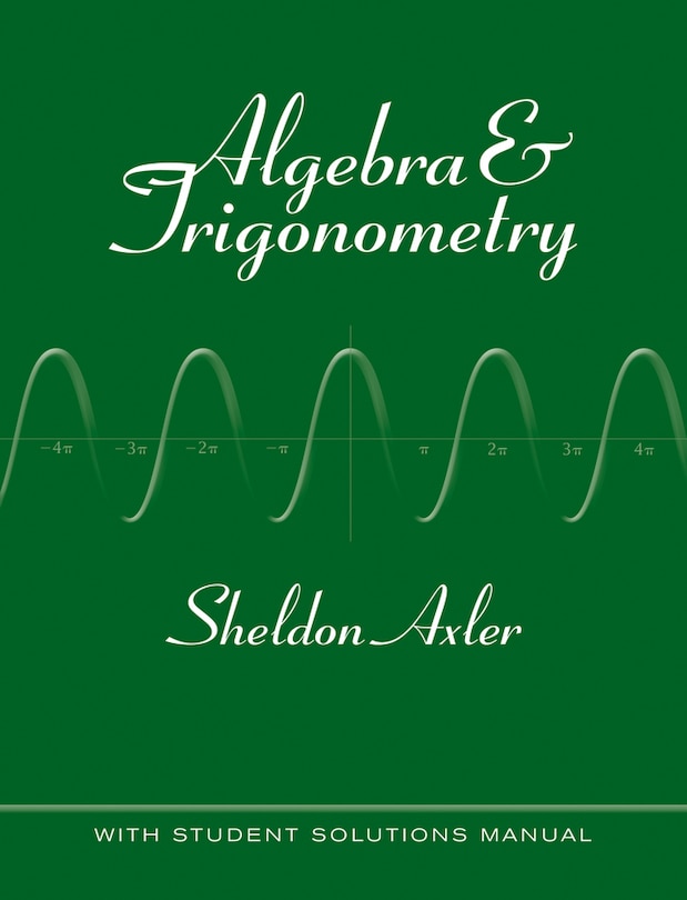 Front cover_Algebra and Trigonometry