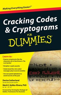 Front cover_Cracking Codes and Cryptograms For Dummies