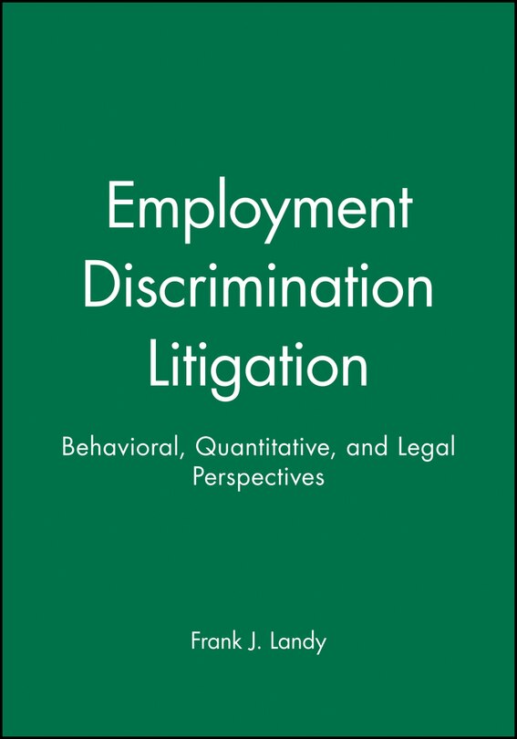 Couverture_Employment Discrimination Litigation