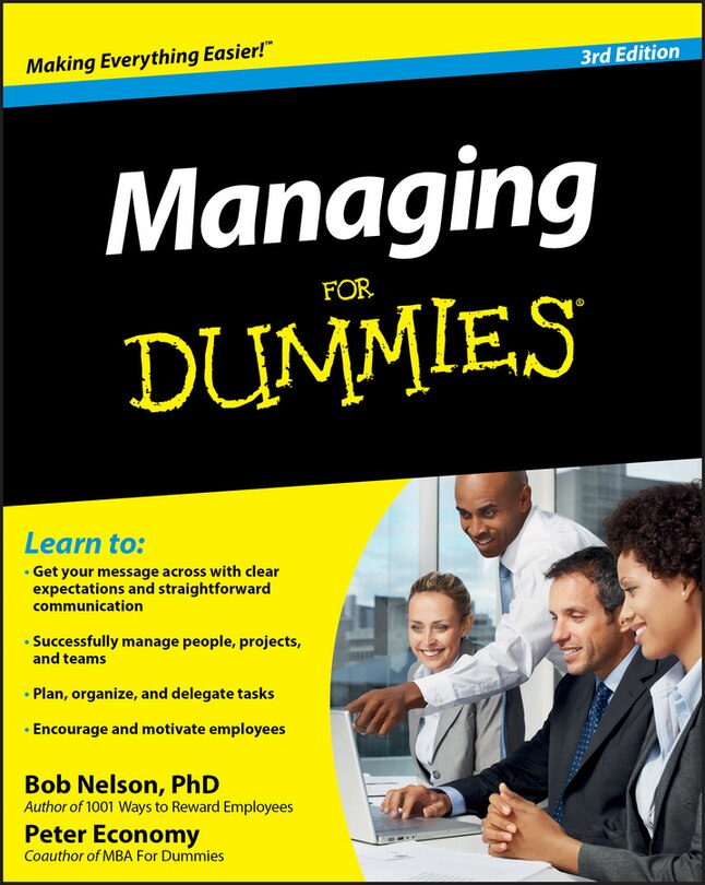 Front cover_Managing For Dummies
