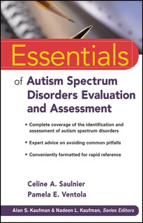 Front cover_Essentials of Autism Spectrum Disorders Evaluation and Assessment